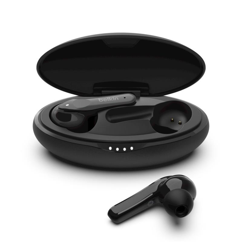 Belkin SOUNDFORM Move Plus Headset In-ear Bluetooth Zwart