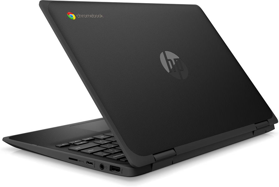 HP Chromebook x360 11 G4 N5100 29,5 cm (11.6"") Touchscreen HD Intel® Celeron® 4 GB LPDDR4x-SDRAM 32 GB eMMC Wi-Fi 6 (802.11ax) Chrome OS Zwart