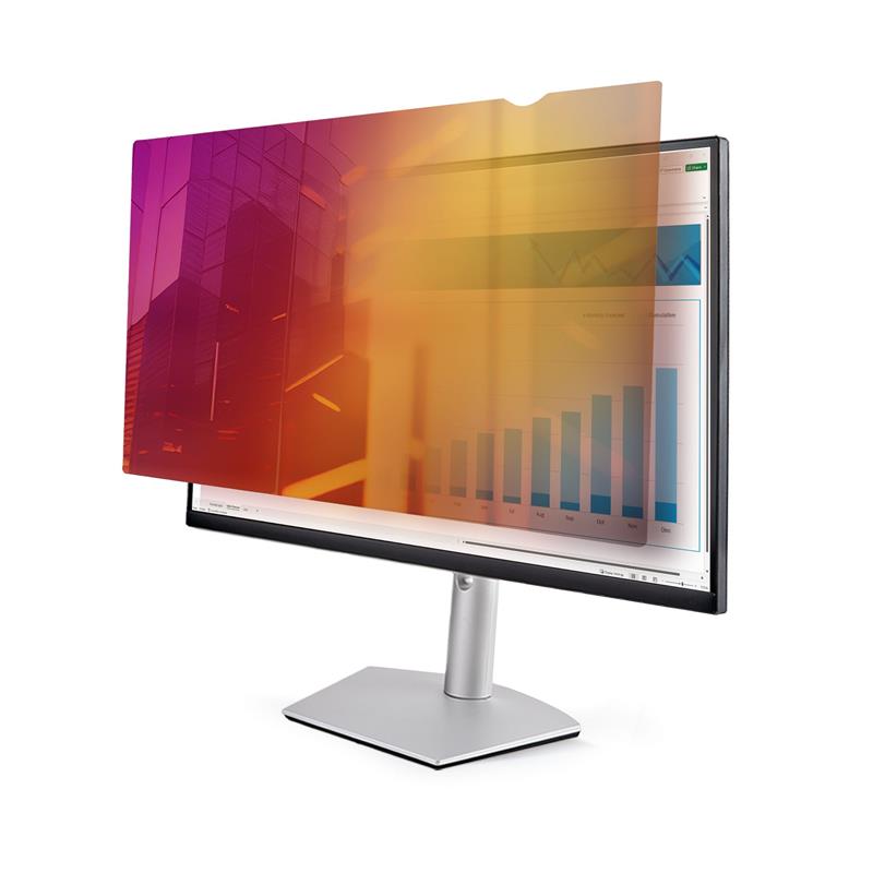 StarTech.com 24-inch 16:10 Gold Monitor Privacy Filter, Omkeerbare Filter met Verhoogde Privacy, Glanzende Computer Security Filter, Verwijderbare Mon