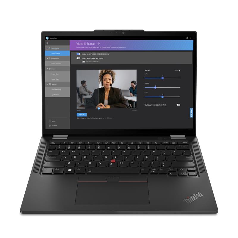 Lenovo ThinkPad X13 2-in-1 Intel Core Ultra 7 155U Hybride (2-in-1) 33,8 cm (13.3"") Touchscreen WUXGA 16 GB LPDDR5x-SDRAM 512 GB SSD Wi-Fi 6E (802.11