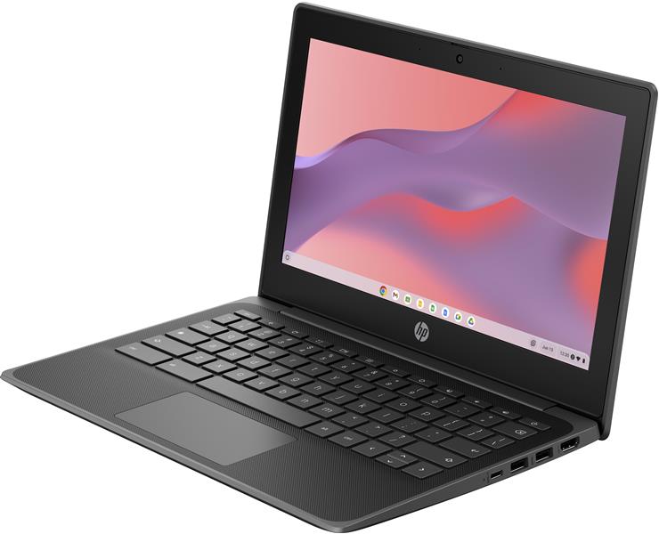 HP Chromebook Fortis 11 G10 29,5 cm (11.6"") Touchscreen HD Intel® N N100 8 GB LPDDR5x-SDRAM 64 GB eMMC Wi-Fi 6E (802.11ax) ChromeOS Zwart