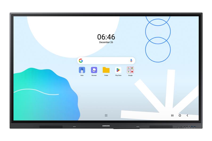 Samsung WA65D interactief whiteboard 165,1 cm (65"") 3840 x 2160 Pixels Touchscreen Grijs