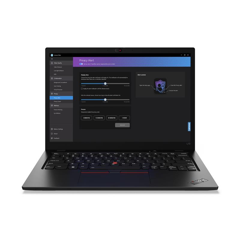 Lenovo ThinkPad L13 Intel Core Ultra 5 125U Laptop 33,8 cm (13.3"") WSXGA 16 GB LPDDR5-SDRAM 512 GB SSD Wi-Fi 6E (802.11ax) Windows 11 Pro Zwart