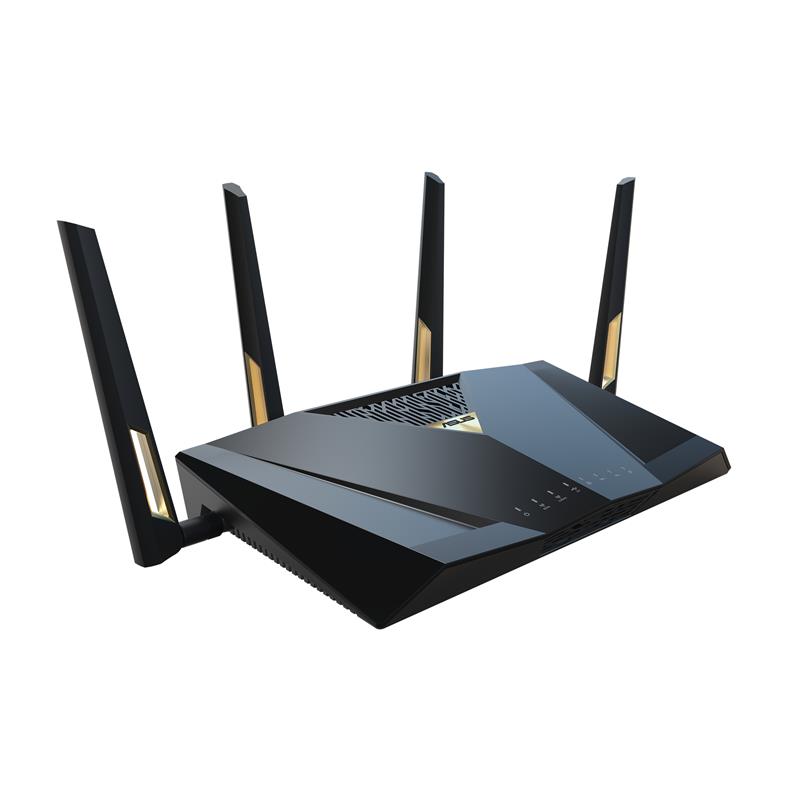 ASUS RT-BE88U draadloze router 10 Gigabit Ethernet Dual-band (2.4 GHz / 5 GHz) Zwart, Grijs