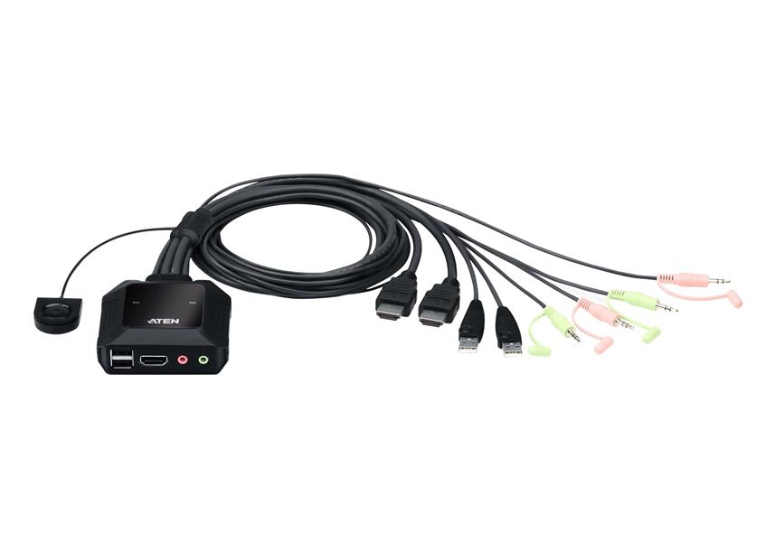 Aten 2-Port USB True 4K HDMI Cable