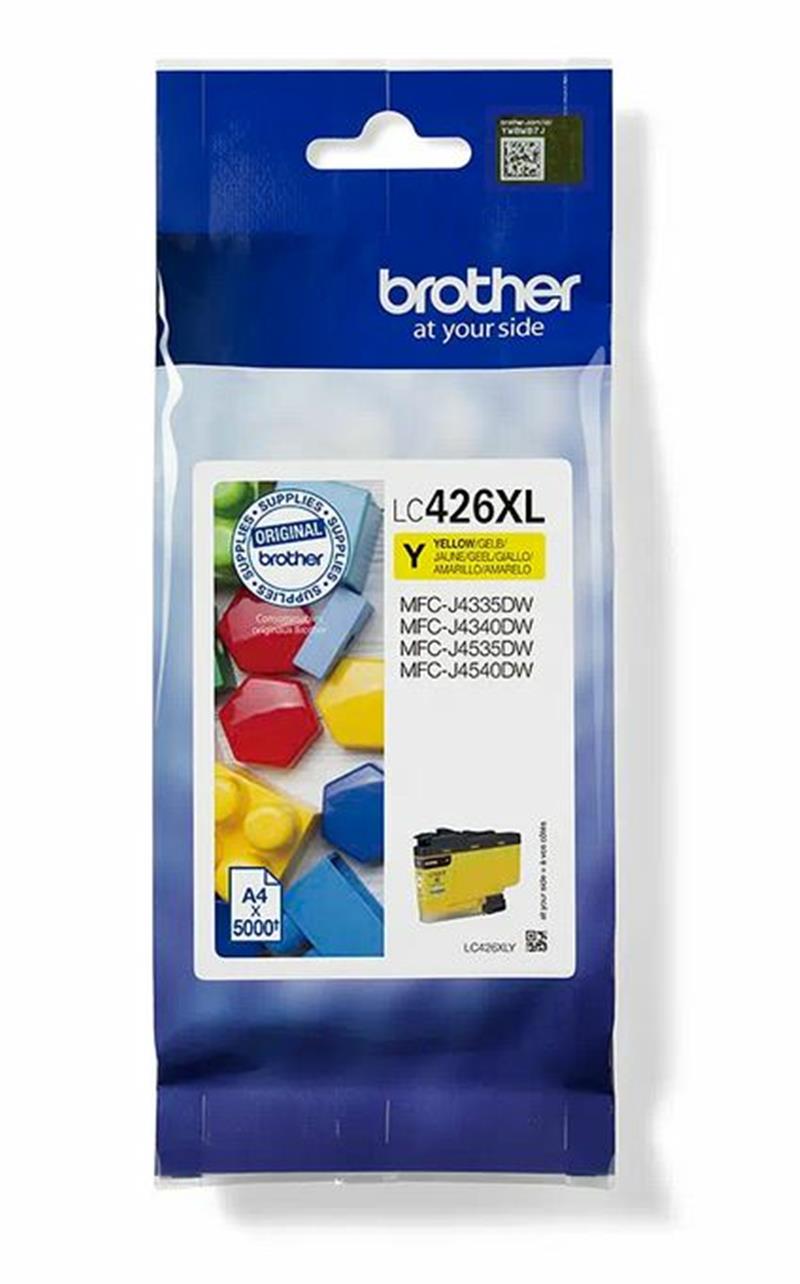 Brother LC-426XLY inktcartridge 1 stuk(s) Origineel Extra (Super) hoog rendement Geel