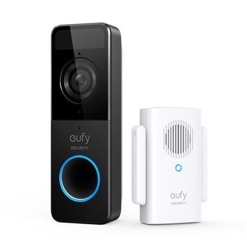 Eufy Video Doorbell 1080p Zwart, Wit