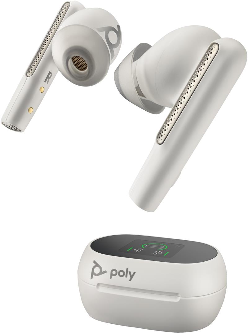 HP Poly Voyager Free 60+ UC Headset True Wireless Stereo (TWS) In-ear Kantoor/callcenter USB Type-C Bluetooth Wit