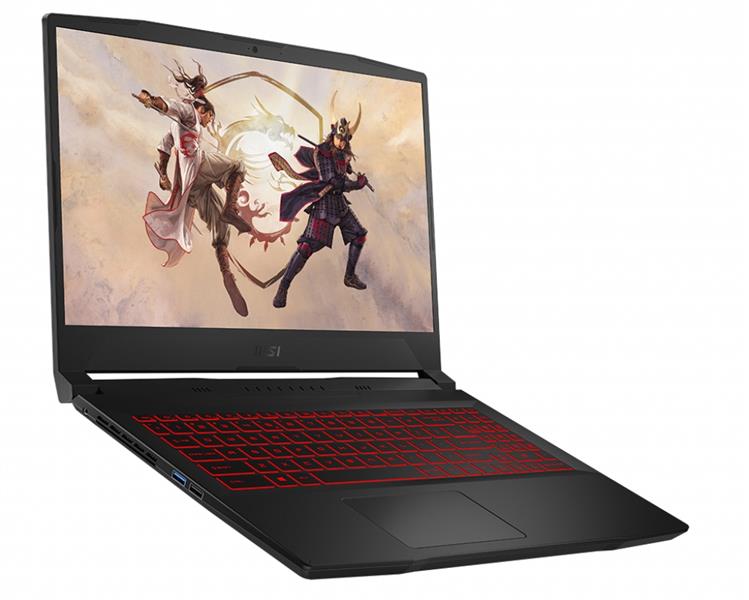 MSI Gaming GF66 11UE-478NL Katana Laptop 39,6 cm (15.6"") Full HD Intel® Core™ i5 i5-11400H 16 GB DDR4-SDRAM SSD NVIDIA GeForce RTX 3060 Wi-Fi 6 (802.