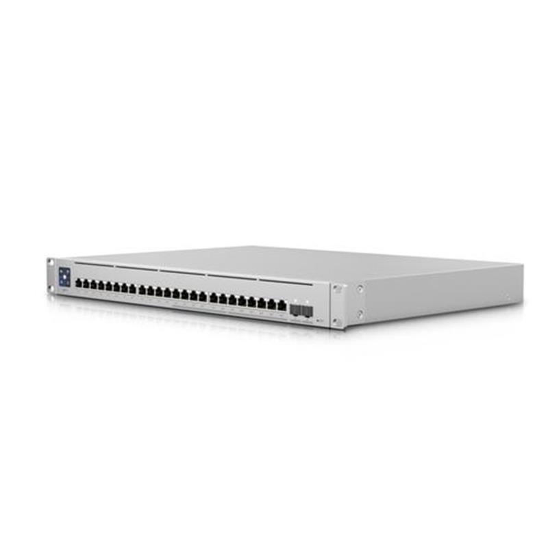 Ubiquiti Networks USW-ENTERPRISE-24-POE netwerk-switch Managed L3 Gigabit Ethernet 10 100 1000 Power over Ethernet PoE Zilver