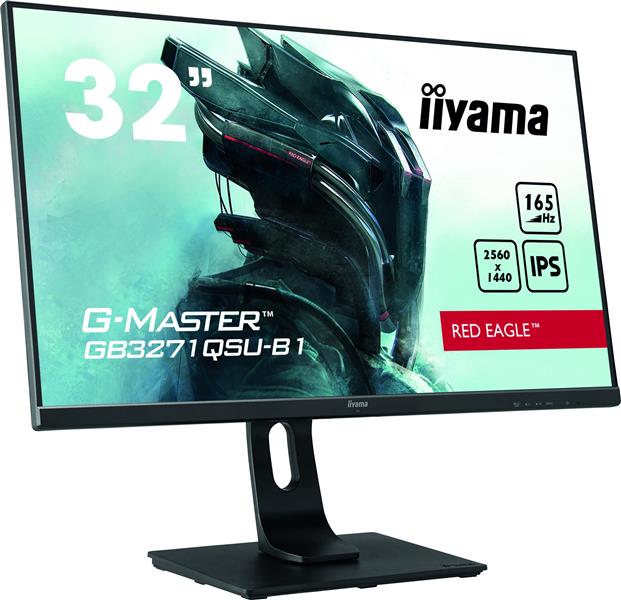 iiyama G-MASTER GB3271QSU-B1 computer monitor 80 cm (31.5"") 2560 x 1440 Pixels Wide Quad HD LED Zwart