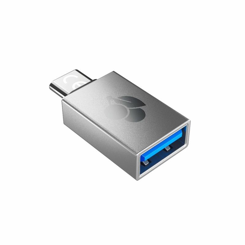 CHERRY 61710036 tussenstuk voor kabels USB-A USB-C Zilver