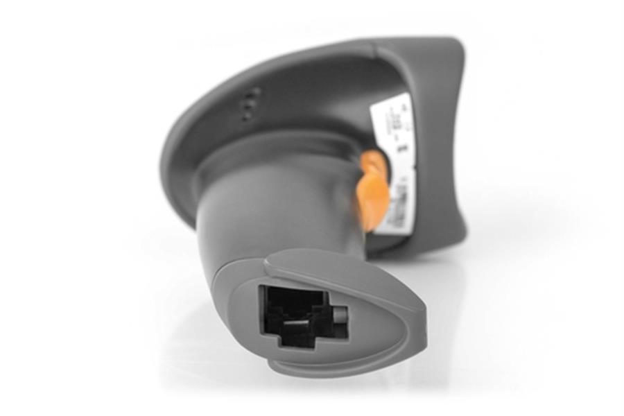 DIGITUS Barcode Handscanner 1D 2D Kabel QR-Code grijs