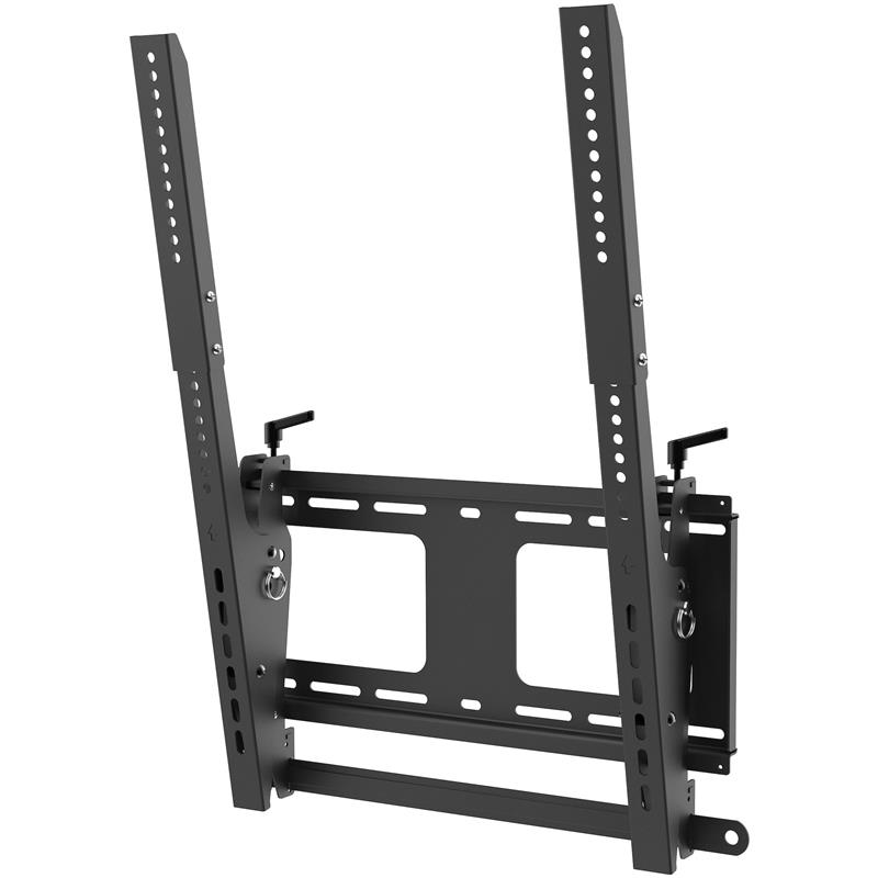 StarTech.com Verticale TV Muurbeugel, Stevige TV Wall Mount, voor 40-55"" VESA Display (50kg), Kantelende Low Profile TV Ophangbeugel met Vergrendelba