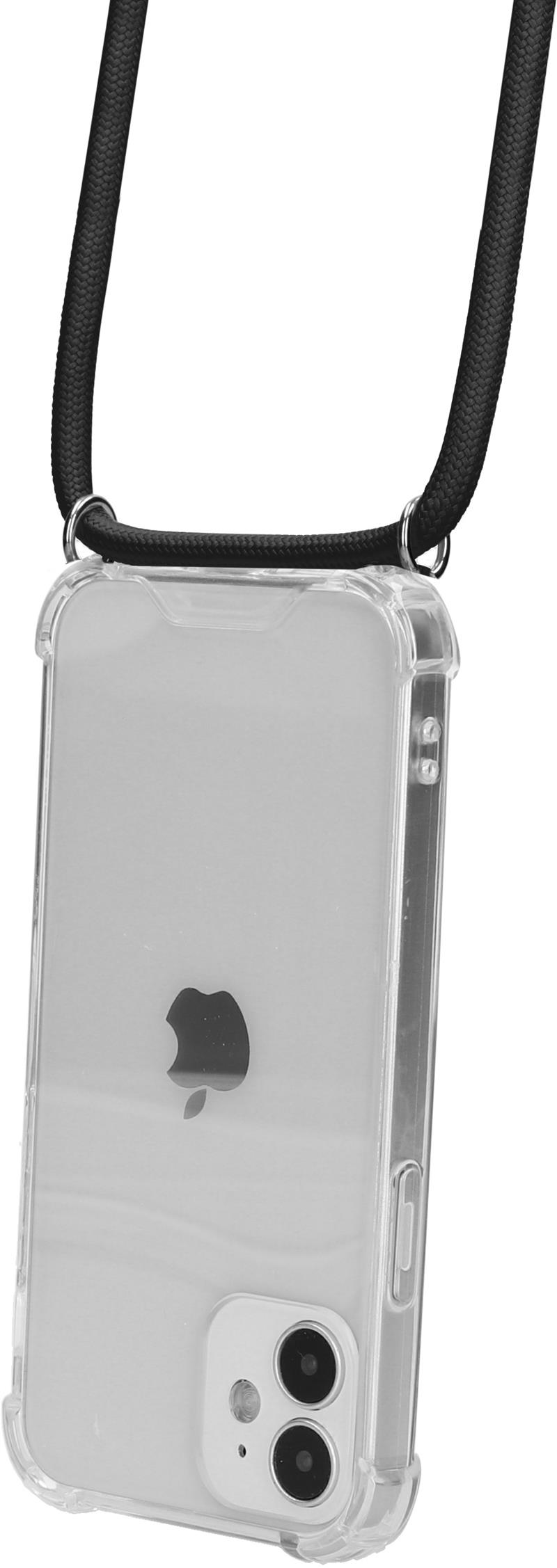 Mobiparts Lanyard Case Apple iPhone 12 Mini Black Cord