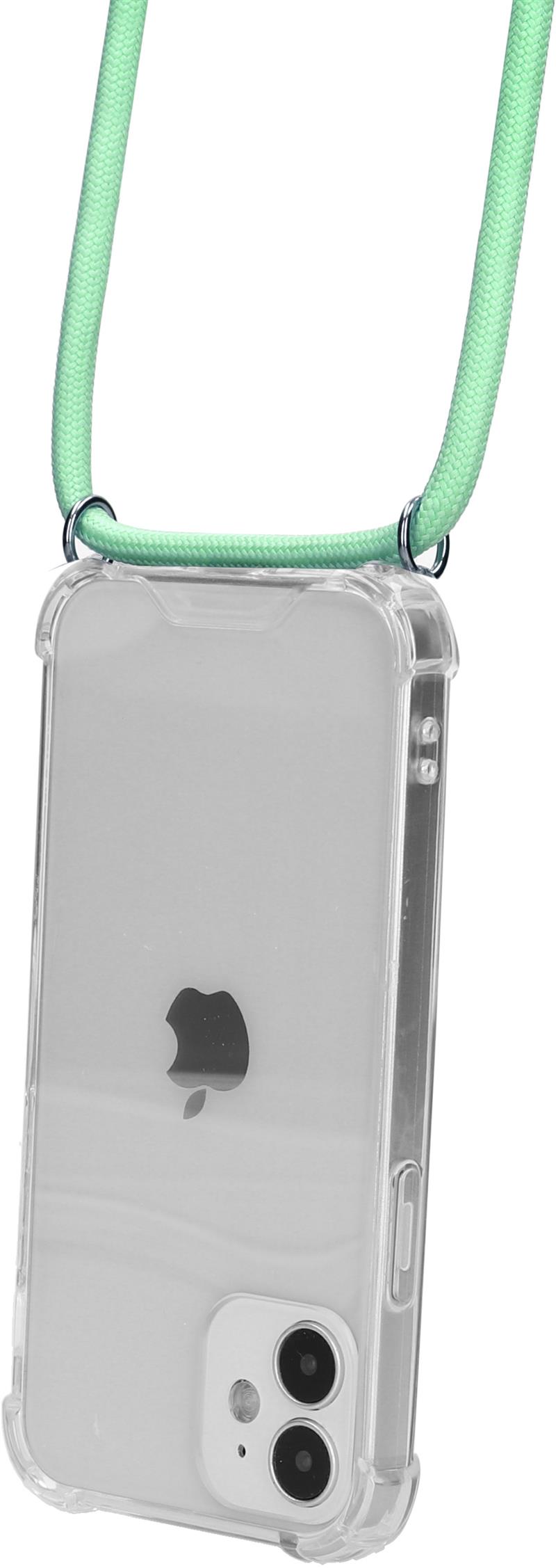 Mobiparts Lanyard Case Apple iPhone 12 Mini Green Cord