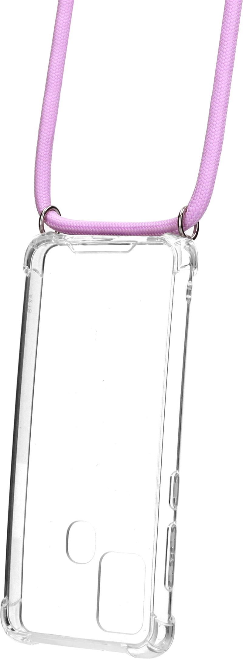 Mobiparts Lanyard Case Samsung Galaxy A21s (2020) Violet Cord