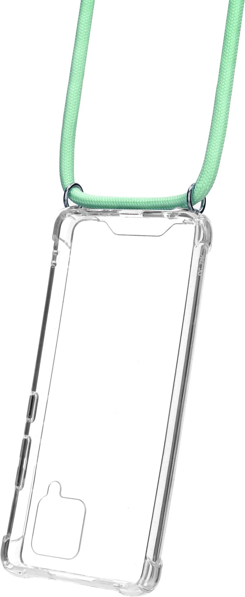 Mobiparts Lanyard Case Samsung Galaxy A42 (2020) Green Cord