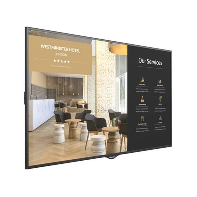 Hisense 55BM66AE beeldkrant Digitale signage flatscreen 139,7 cm (55"") Wifi 500 cd/m² 4K Ultra HD Zwart Type processor Android 7.0 24/7