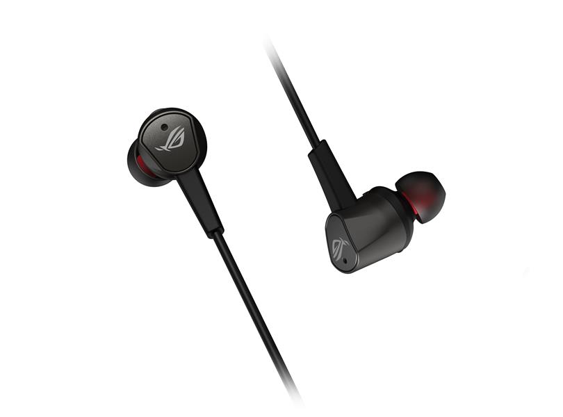 ASUS ROG CETRA II Hoofdtelefoons Bedraad In-ear Gamen USB Type-C Zwart
