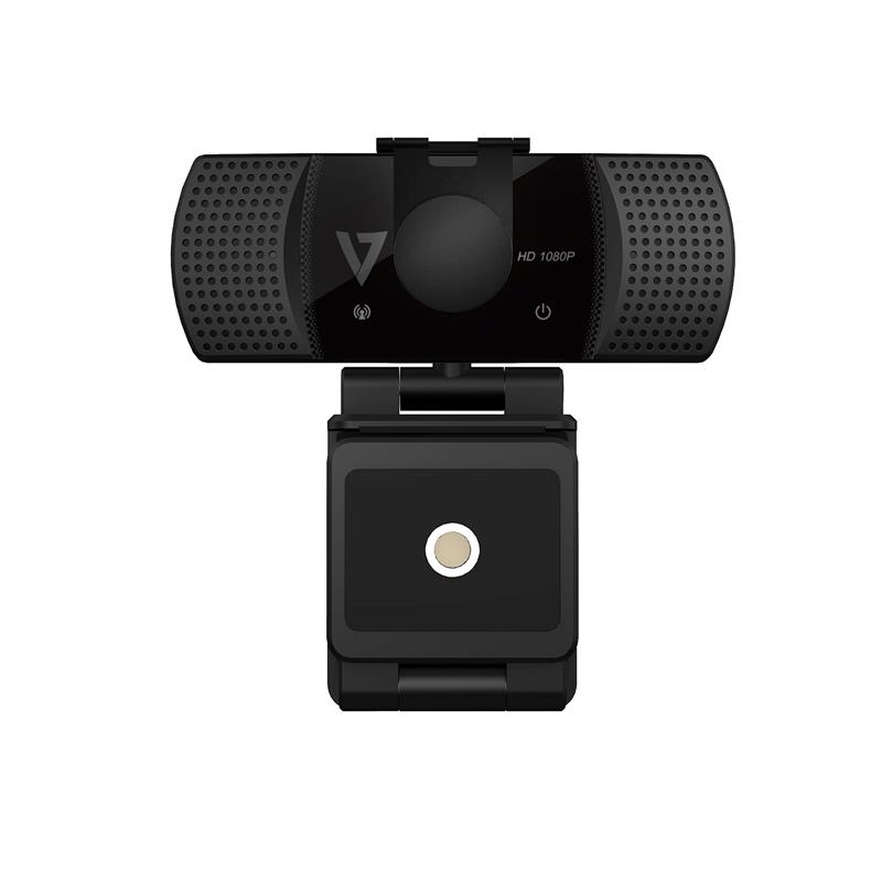 V7 WCF1080P webcam 2 MP 1920 x 1080 Pixels USB Zwart