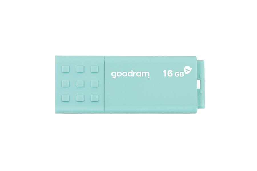 Goodram USB 3.0 UME3 CARE USB flash drive 16 GB USB Type-A 3.2 Gen 1 (3.1 Gen 1) Turkoois