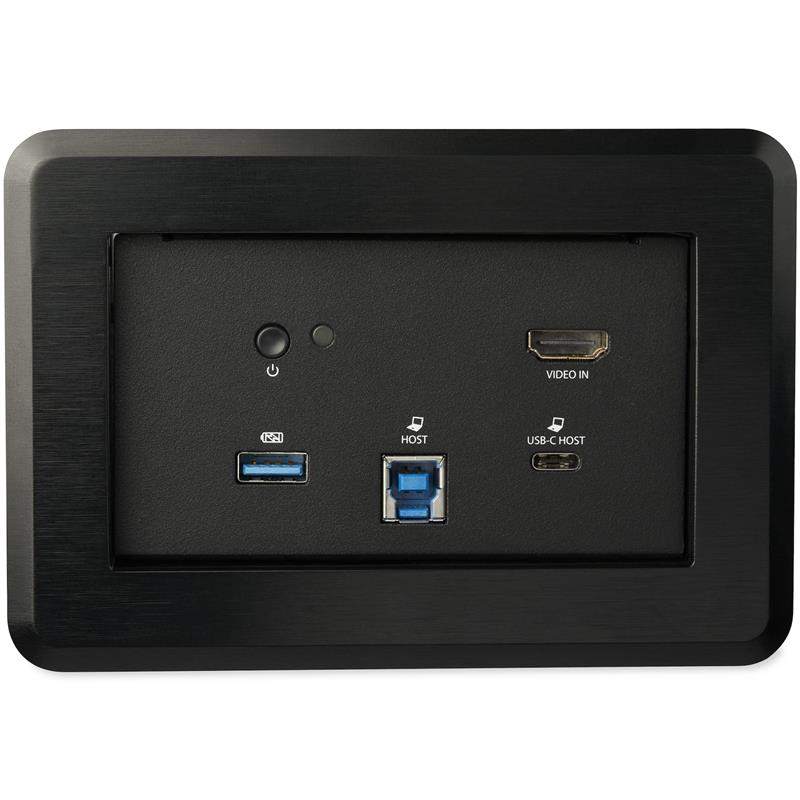 StarTech.com Vergadertafel docking station en aansluitdoos 4K - USB-C/USB-A host - HDMI - 4x USB 60W USB-C Power Delivery RJ45