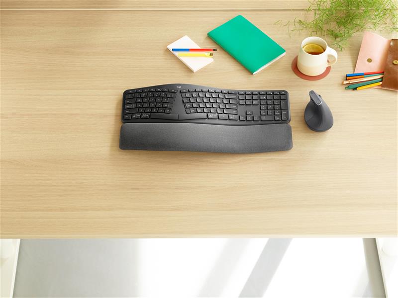 Logitech K860 for Business toetsenbord Bluetooth Engels Grafiet