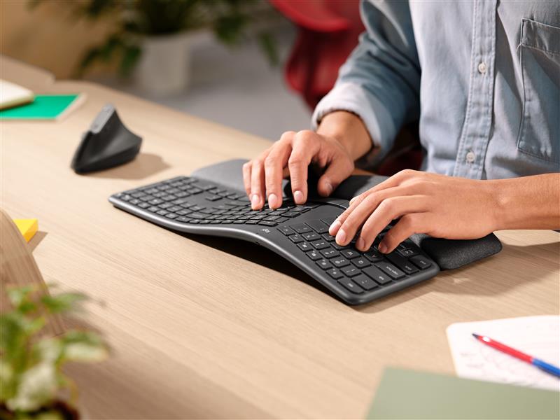 Logitech K860 for Business toetsenbord Bluetooth Engels Grafiet