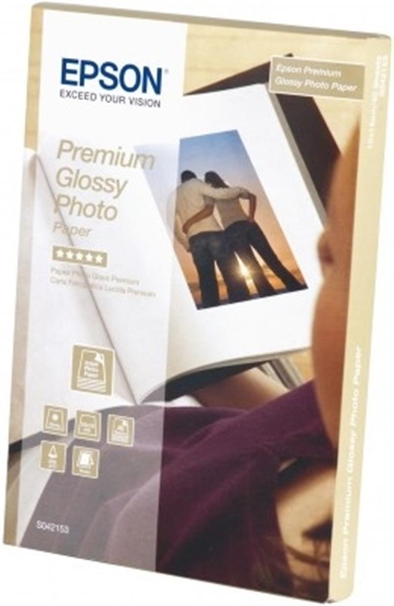 Epson Premium Glossy Photo Paper - 10x15cm - 40 Vellen