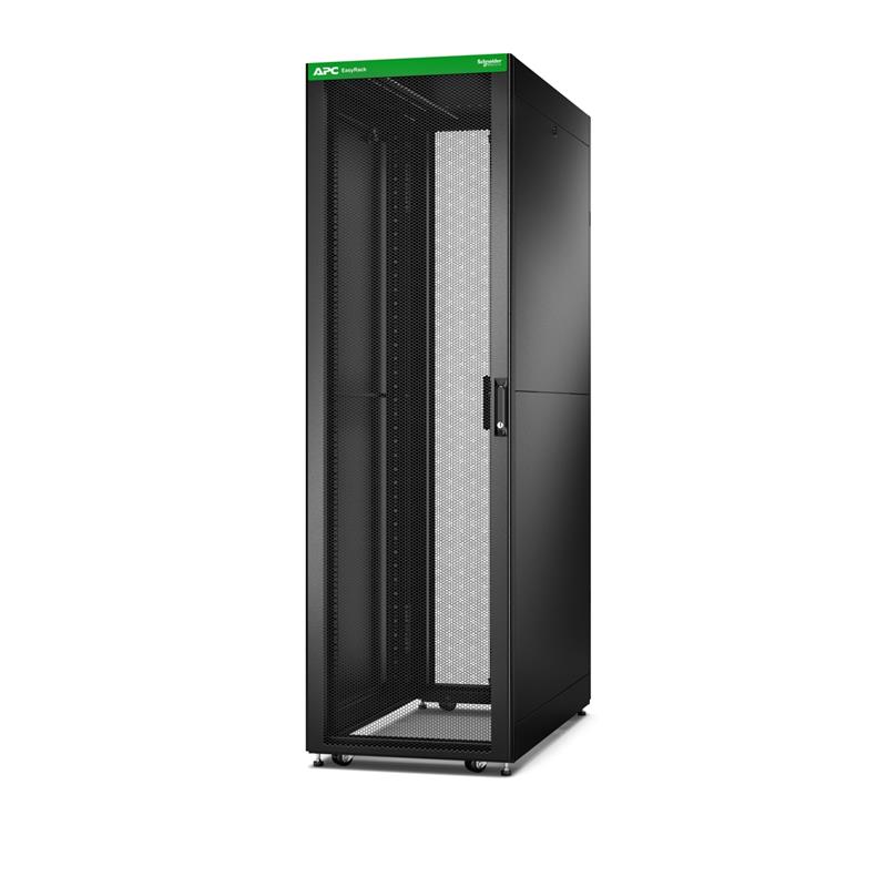 APC NetShelter Easy ER6202FP1 - 42U/HE, 600mm(b) x 1000mm(d) 19"" IT rack, met zijpanelen, ongemonteerd