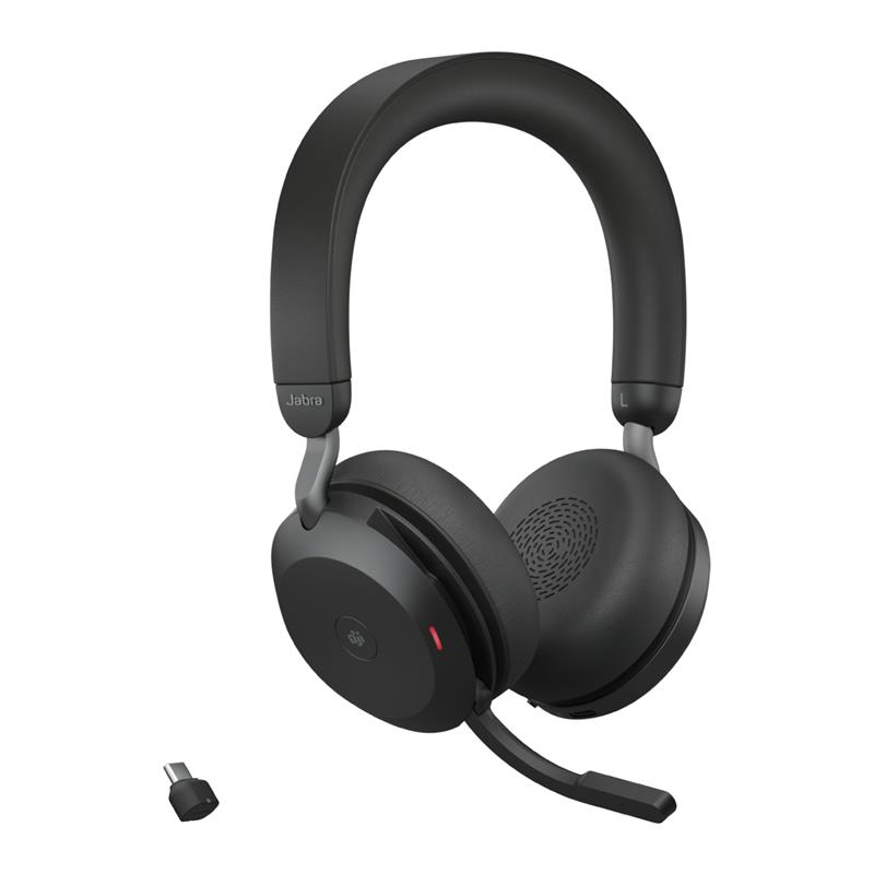 Jabra 27599-999-889 hoofdtelefoon/headset Bedraad en draadloos Hoofdband Oproepen/muziek USB Type-C Bluetooth Oplaadhouder Zwart