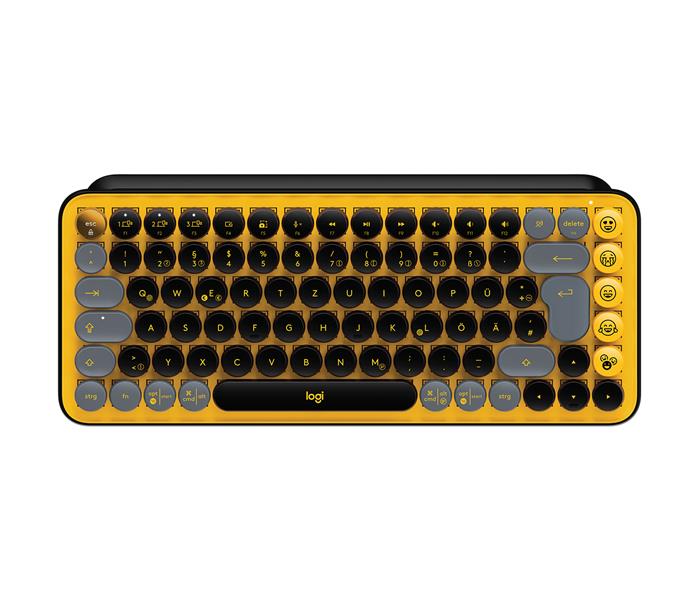 LOGI POP Keys Wless Keyboard Emoji DE 