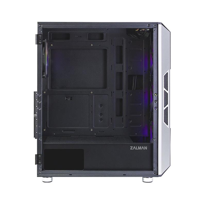 Zalman I3 Neo ATX Mid Tower PC Case Mesh front for efficient cooling Pre-installed fan 3 Midi Tower Zwart