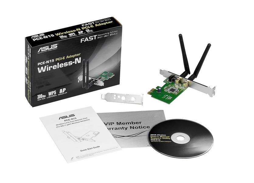 ASUS PCE-N15 WLAN 300 Mbit/s Intern