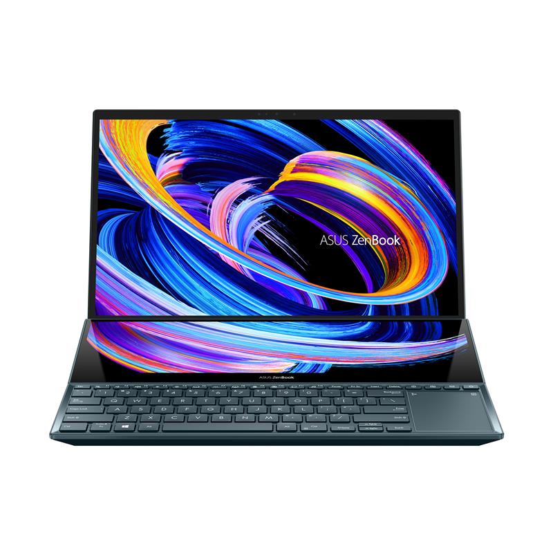 ASUS ZenBook Pro Duo 15 OLED UX582HM-KY012X Notebook 39 6 cm 15 6 Touchscreen Full HD Intel 11de generatie Core tm i7 16 GB DDR4-SDRAM 1000 GB SSD NVI