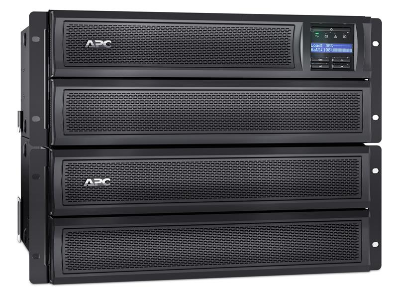 APC Smart-UPS X SMX2200RMHV2U Noodstroomvoeding - 8x C13, 2x C19 uitgang, USB, 2200VA