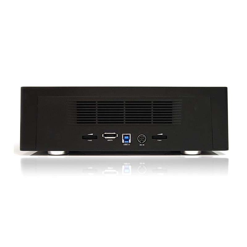 StarTech.com 4-Bay Hard Drive Cloner en Wisser, Standalone 1:3 HDD/SSD Kloner/Copier/Earser, USB 3.0/eSATA naar SATA Docking Station, Hard Disk Duplic