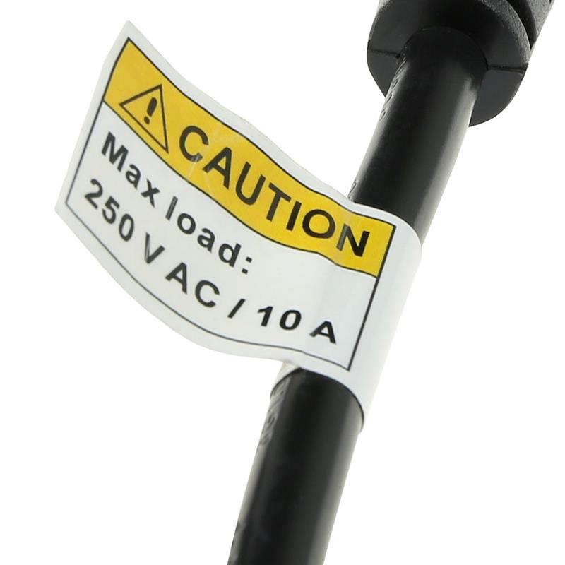 ACT AK5219 electriciteitssnoer Zwart 0,6 m C14 stekker Netstekker type F