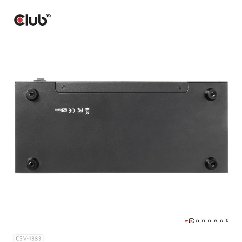 CLUB3D 1 to 8 HDMI™ Splitter Full 3D and 4K60Hz(600MHz)