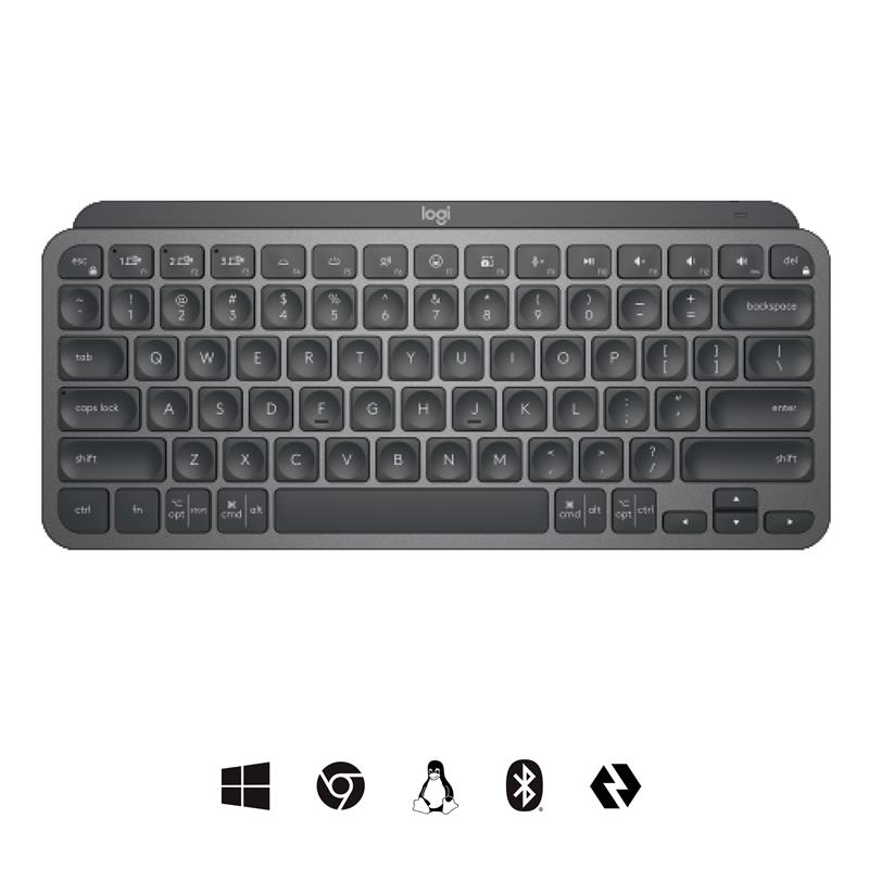 Logitech MX Keys Mini for Business toetsenbord RF-draadloos + Bluetooth QWERTZ Zwitsers Grafiet