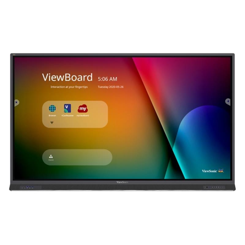 ViewBoard 52serie touchscreen - 86inch - 4K - Android 9 0 - IR 400 nits - USB-C - DP - 2x15W sub 15W array mic 4 32GB