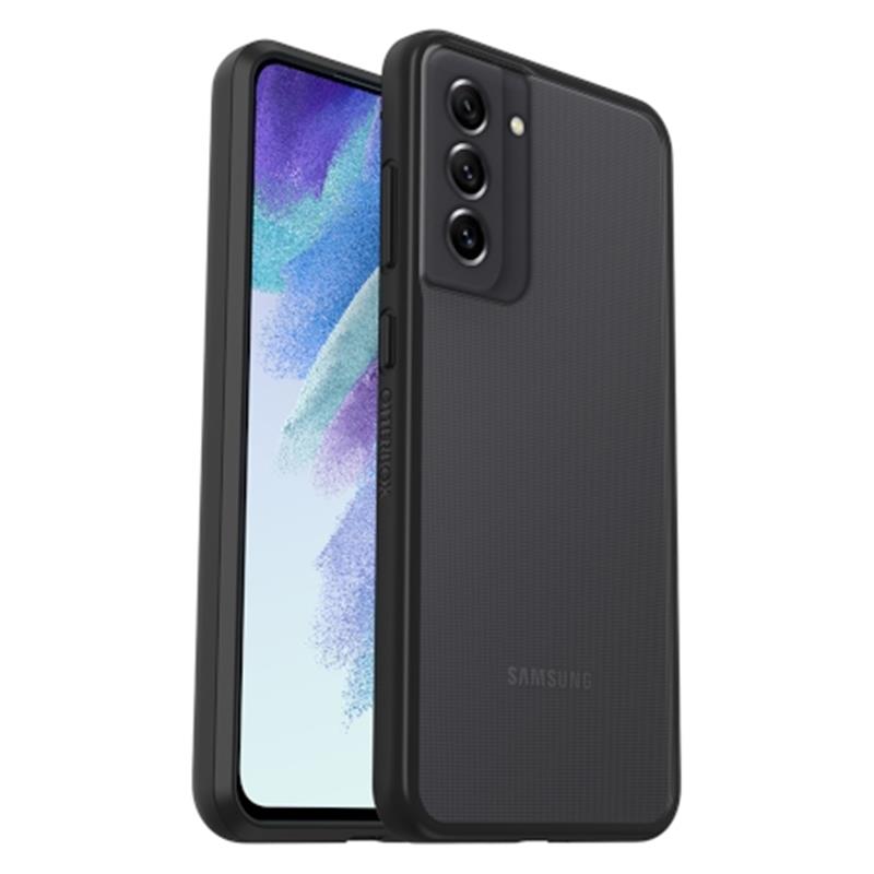 OtterBox React Series voor Samsung Galaxy S21 FE 5G, transparant/zwart