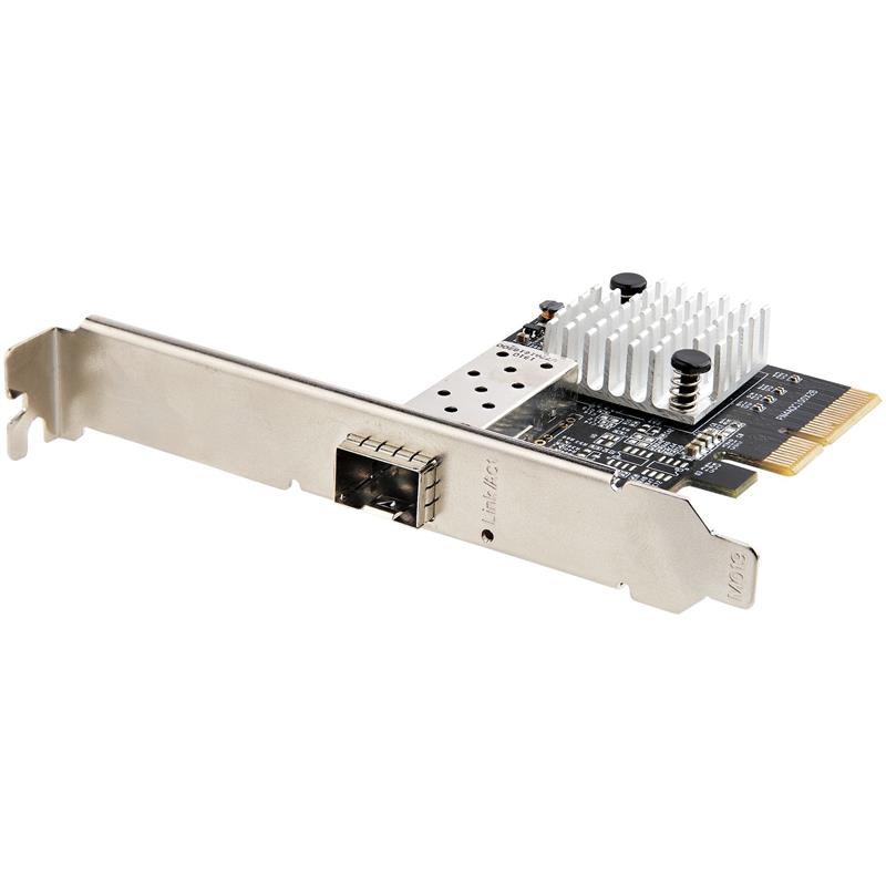 StarTech.com 10G PCIe SFP+ Netwerkkaart, Single SFP+ Port Netwerk Adapter, Open SFP+ voor MSA-Compliant Modules/Direct-Attach Kabels, 10 Gigabit Fiber