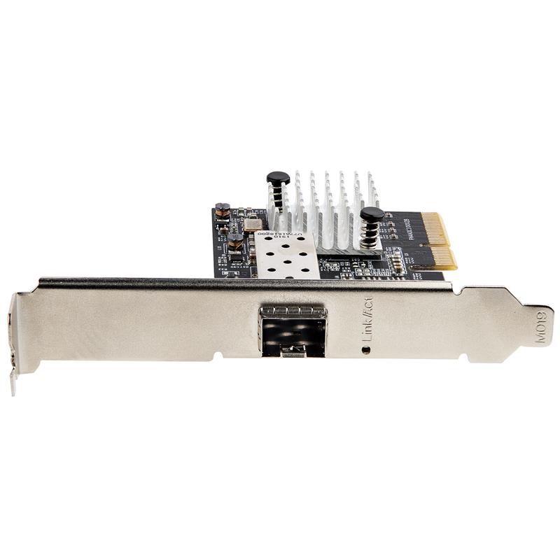 StarTech.com 10G PCIe SFP+ Netwerkkaart, Single SFP+ Port Netwerk Adapter, Open SFP+ voor MSA-Compliant Modules/Direct-Attach Kabels, 10 Gigabit Fiber