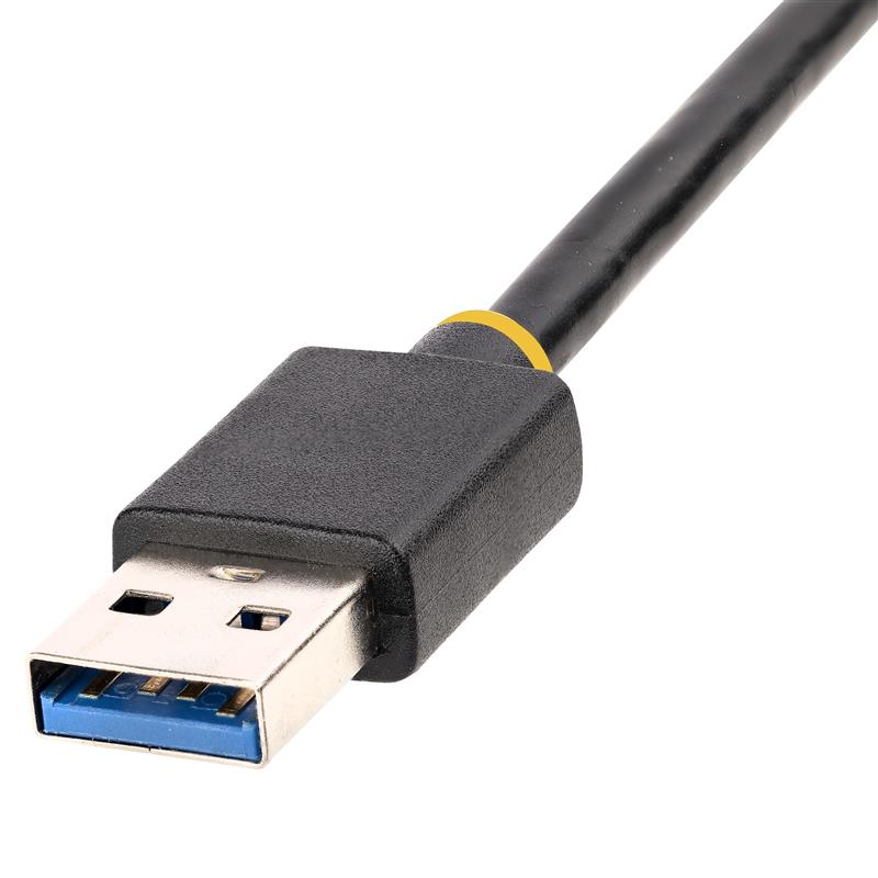 StarTech.com USB-C Ethernet Adapter, USB 3.0 naar 10/100/1000 Gigabit Ethernet LAN Converter voor Laptops, 30cm Kabel, USB naar RJ45 Adapter, NIC Adap