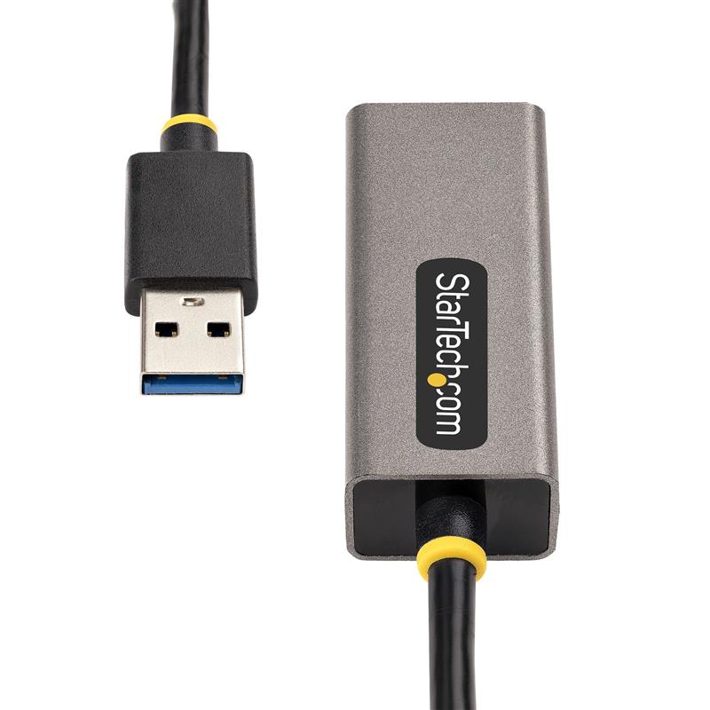 StarTech.com USB-C Ethernet Adapter, USB 3.0 naar 10/100/1000 Gigabit Ethernet LAN Converter voor Laptops, 30cm Kabel, USB naar RJ45 Adapter, NIC Adap