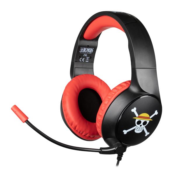 Konix 82521120990 hoofdtelefoon/headset Bedraad Hoofdband Gamen Zwart, Rood