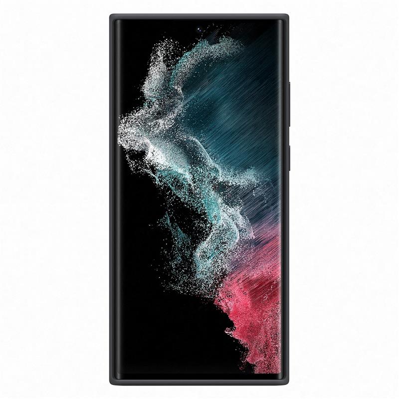  Samsung Silicone Cover Galaxy S22 Ultra 5G Black