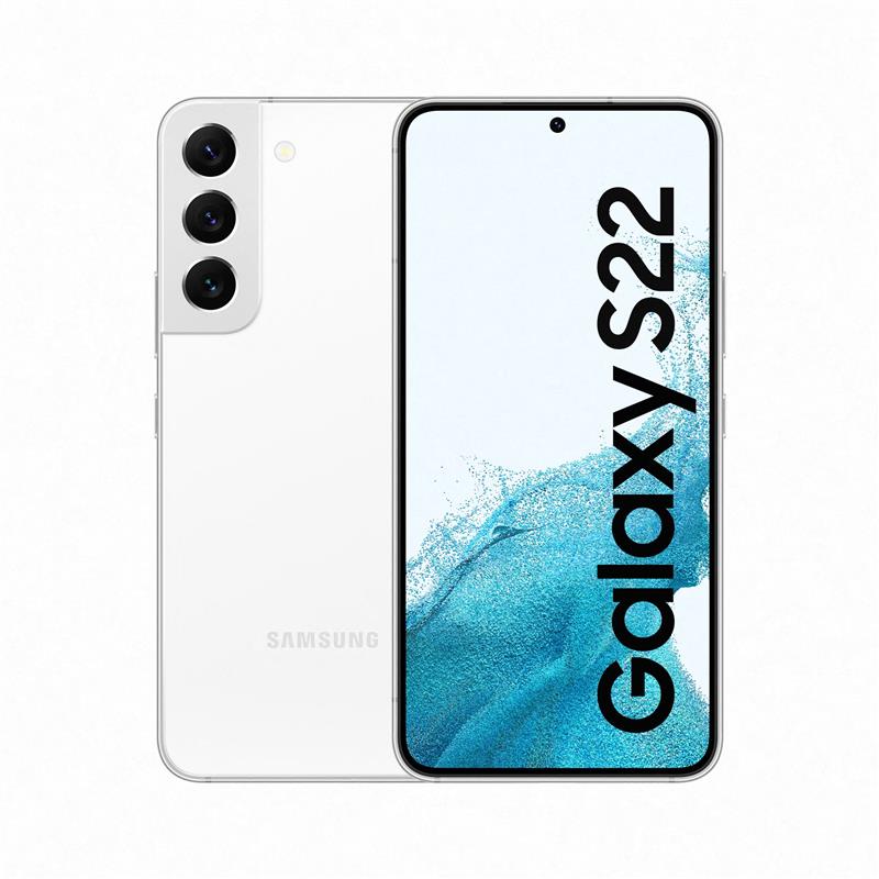Samsung Galaxy S22 SM-S901B 15,5 cm (6.1"") Dual SIM Android 12 5G USB Type-C 8 GB 128 GB 3700 mAh Wit